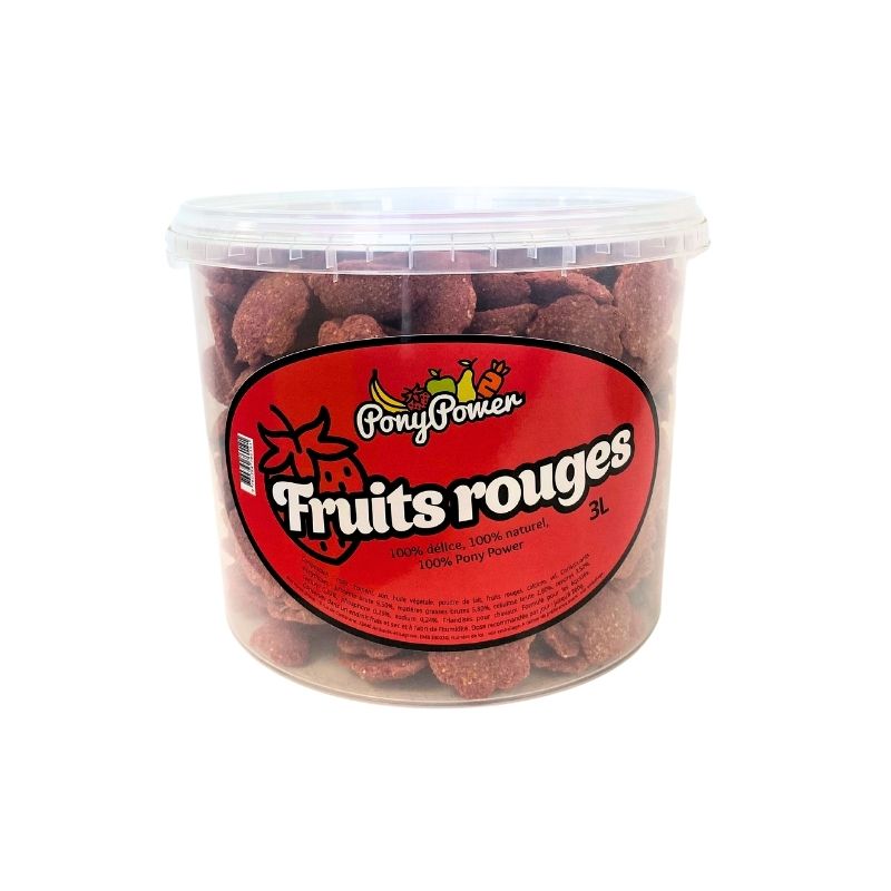 PONY POWER – Friandises Fruits Rouges
